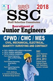 SSC Junior Engineers Civil, Mechanical, Electrical, Quantity Surveying and Contract Exam Book [CPWD/CWC/MES]