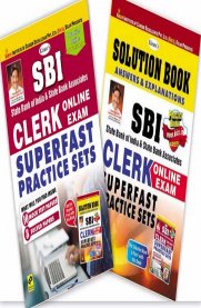 Kiran's SBI Clerk Online Exam Superfast Practice Sets [With Solution Booklet Free]