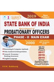 SBI PO Probationary Officers - Phase II Main Exam Book