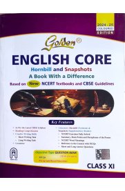11th Golden CBSE English Core Guide [Based On the New Syllabus 2024-2025]