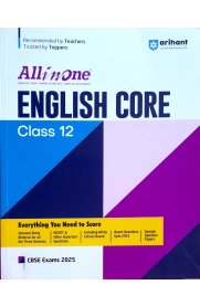 12th Arihant All in One English Core CBSE Guide [Based On the New Syllabus 2024-2025]