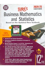 12th Sura Business Mathematics and Statistics Vol-I&II Guide [Based On the New Syllabus 2024-2025]