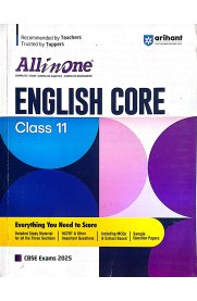 11th Arihant All in One English Core Guide [Based On the New Syllabus 2024-2025]