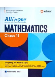 11th Arihant All in One Mathematics Guide [Based On the New Syllabus 2024-2025]