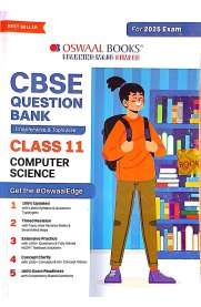 11th Oswaal CBSE Computer Science Question Bank [Based On the New Syllabus]2024-2025