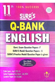 11th Sura English Question Bank [2024]