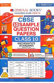 10th Oswaal CBSE Mathematics 10 Sample Question Papers [Based On the New Syllabus] 2025-2026