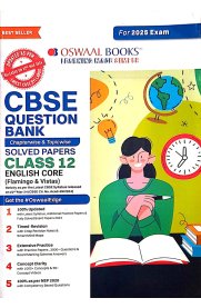 12th Oswaal CBSE English Core Question Bank [ Chapterwise & Topicwise Solved Papers] 2025-2026