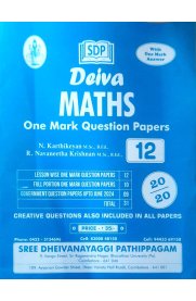 12th Deiva Maths One Mark Questions Papers [2024-2025]