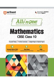 10th Arihant All in One Mathematics CBSE Guide [Based On the New Syllabus 2024-2025]