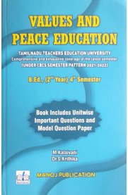 Values and Peace Education [ [B.Ed-2nd Year-4th Semester]
