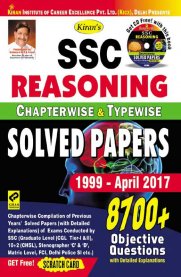 Kiran's SSC Reasoning Chapterwise & Typewise Solved Papers - 8700+ Objective Questions