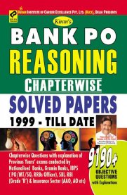 Kiran's Bank PO Reasoning Chapterwise Solved Papers 9190+ Objective Questions