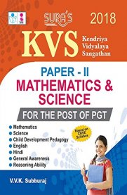 KVS Mathematics and Science Paper II PGT Posts Exam Book