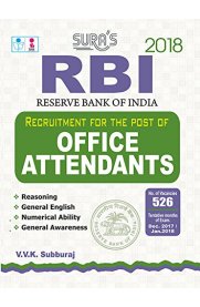 RBI (Reserve Bank of India) Office Attendants Exam Book