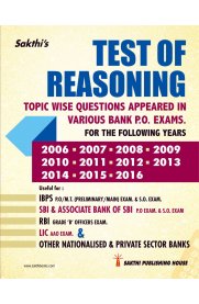 Test of Reasoning Book for Bank Exams