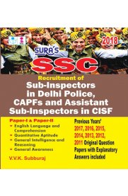 SSC CPO Sub Inspector in Delhi Police CAPF & Assistant SI CISF Exam Book