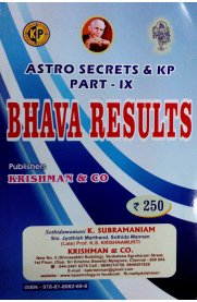 Astro Secrets & K.P [Part-9] [Bhava Results]