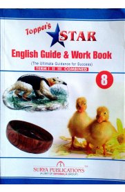 8th Topper's Star English Guide & Work Book [ Term I,II,III ]