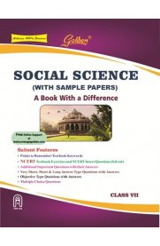 Golden Social Science : (With Sample Paper) A Book With a Difference for Class VII [For 2019 Final Exams]
