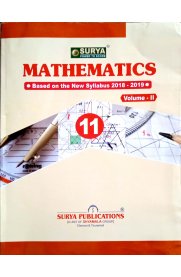 11th Surya Mathematics Guide Volume-2 [Based On the New Syllabus]