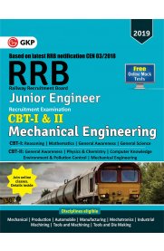 RRB (Railway Recruitment Board) - Junior Engineer CBT -I & II - Mechanical & Allied Engineering