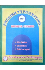English Type Writing  ETS 1 Senior Grade