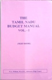 The Tamil Nadu Budget Manual Vol-1