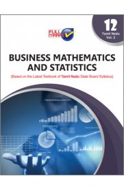 12th Full Marks Business Mathematics And Statistics [Vol-II] Guide [Based On the New Syllabus 2022-2023]