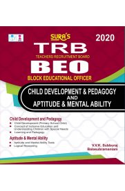TRB BEO & (Block Educational Officer) Child Development and Pedagogy Aptitude and Mental Ability Exam Books