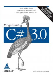 Programming C# 3.0, 5th Edition