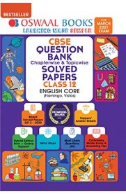 12th Oswaal Englishcore CBSE Question Bank Chapterwise&Topicwise Solved Papers 2013-2020