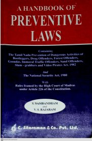 A Hand Book Of Preventive Laws-English