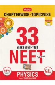 MTG NEET Physics - 33 Years Chapterwise Solutions [2020-1988]
