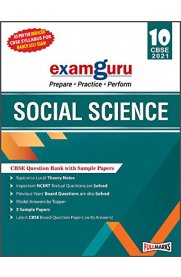 10th CBSE Exam Guru Social Science Guide [Based On the New Syllabus 2020-2021]