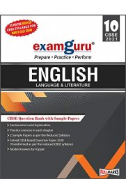 10th CBSE Exam Guru English Guide [Based On the New Syllabus 2020-2021]