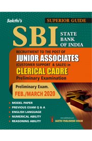 SBI Junior Associates [Customer support & sales] in Clerical Cadre Preliminary Exam Book
