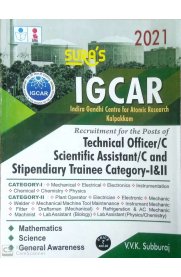 IGCAR Technical Officer,Scientific Assistant,Stipendiary Trainee Exam Book