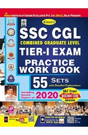 Kiran SSC CGL [Combined Graduate Level] Tier 1 Exam Practice Work Book [55 Sets]