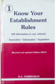 Know Your Establishment Rules [All information in one Volume]