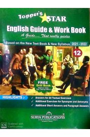 12th Surya Topper&Star English Guide&Work Book [Based On the New Syllabus]