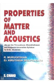 Properties Of Matter And Acoustics