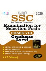 SSC [Staff Selection Commission] Examination for Selection Posts Phase VII Graduate Level Exam Book