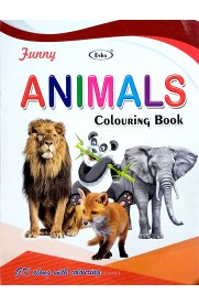 Esha Funny Animals Colouring Book