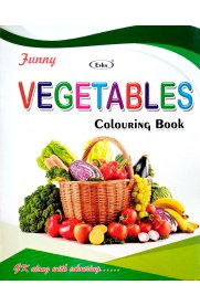 Esha Funny Vegetables Colouring Book