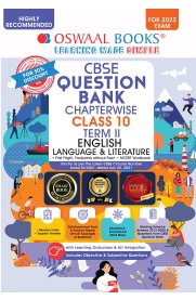 10th Oswaal CBSE English Language & Literature Question Bank Term-II [Based On the 2022 Syllabus]