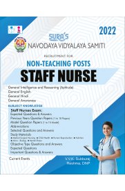 Navodaya Vidyalaya Samiti [NVS] Non-Teaching Posts Staff Nurse Exam Book