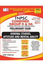 TNPSC Combined Group II and IIA Preliminary Exam CCSE-II [Graduate Level] General Studies Aptitude and Mental Ability Book