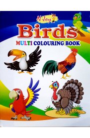N Joy Birds Multi Colouring Book