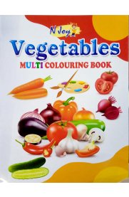 N Joy Vegetables Multi Colouring Book